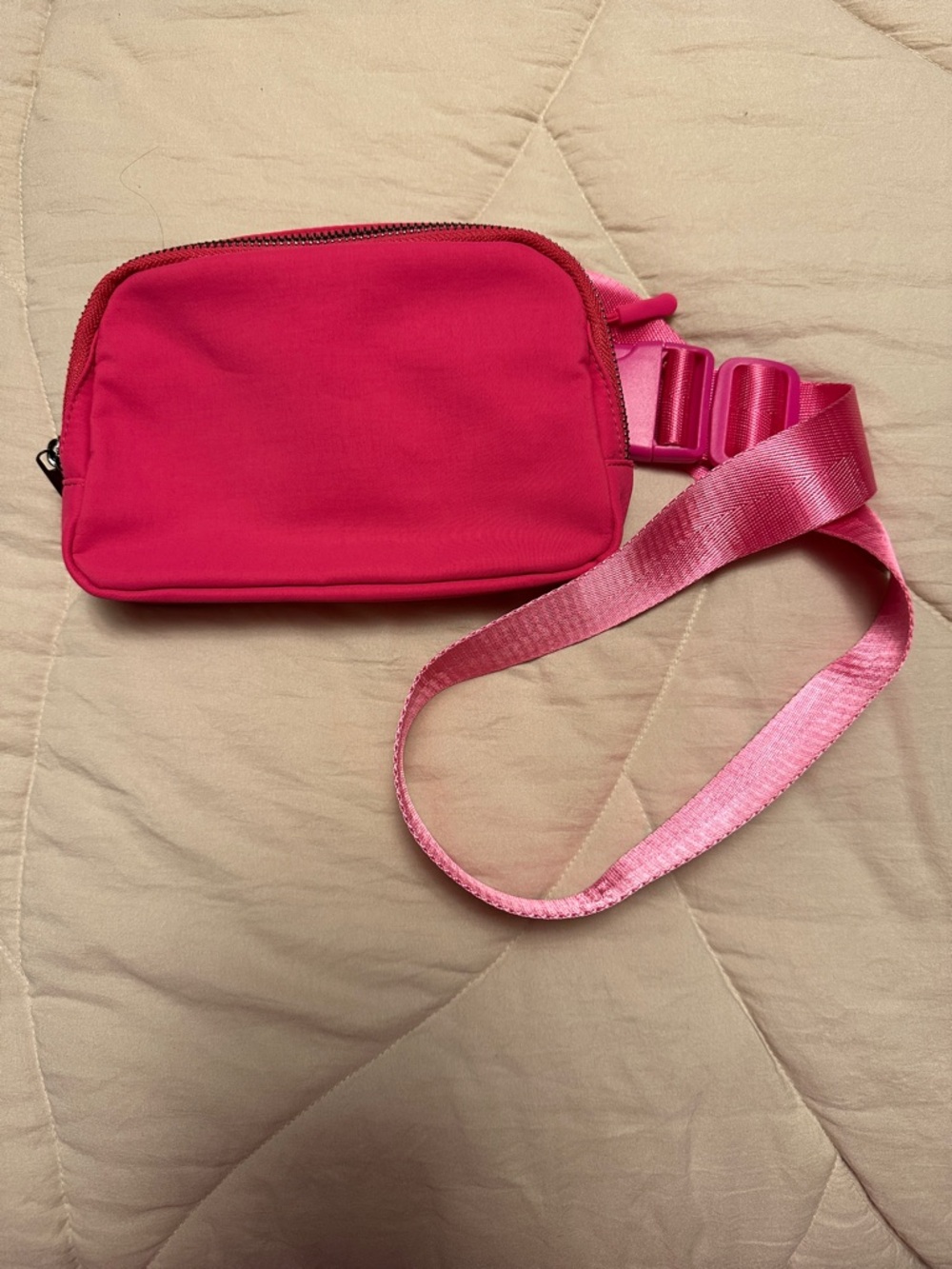 Bright Pink Crossbody Belt Bag - Women